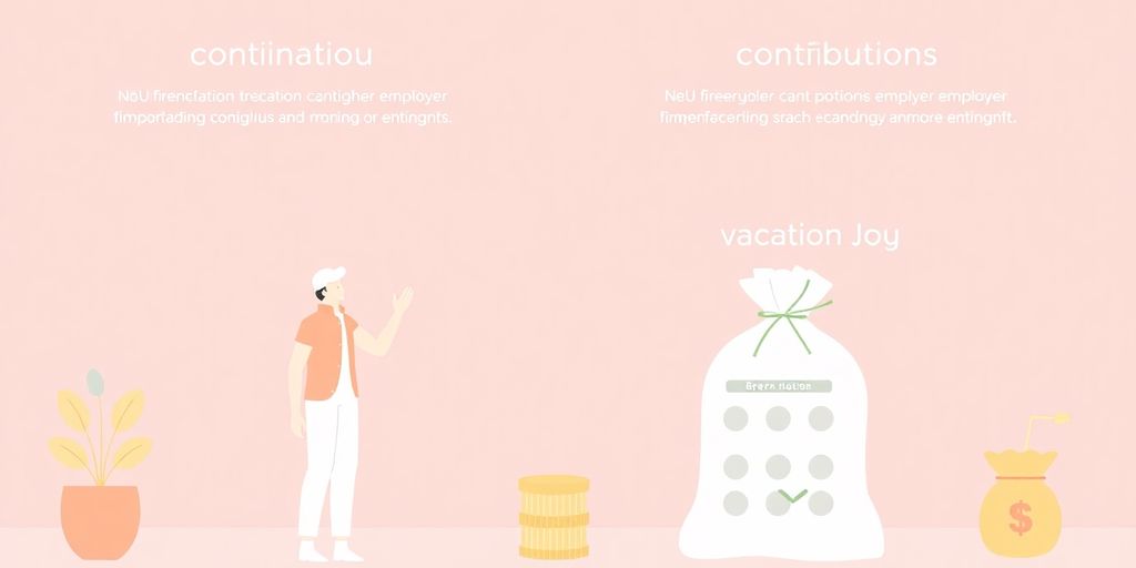 Illustrasjon av kostnader knyttet til feriepenger.